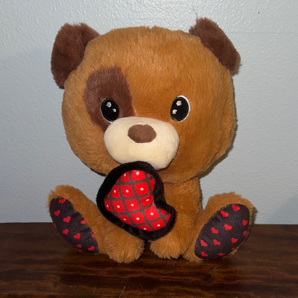 Publix Plush Stuffed Teddy Bear with Heart Valentine’s Day  11”